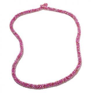 Himalayan Gems™ Beaded Potay Glitter 24 1/4" Necklace