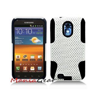 [ManiaGear] White/Black AirProf Hybrid Case for Samsung Galaxy S II R760/D710 Epic Touch 4G + ManiaGear Screen Protector (U.S Cellular/Sprint/Alltel) Cell Phones & Accessories