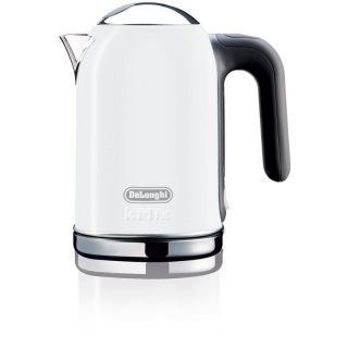 DeLonghi White 6 Cup Electric Tea Kettle