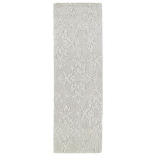 Trends Ivory Damask Wool Rug (26 X 8)