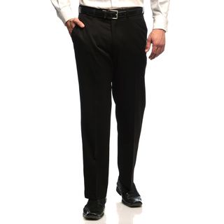 Dockers Mens Black Herringbone Flat front Suit Separates Pants