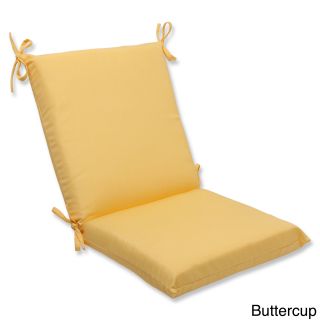 Pillow Perfect Outdoor Solid Squared Corners Chair Cushion With Sunbrella Fabric