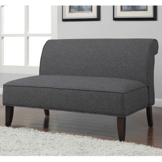 Sadie Granite Upholstery Slipper Loveseat