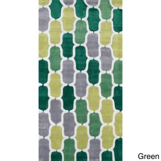 Nuloom Hand tufted Green Rug (8 6 X 11 6)