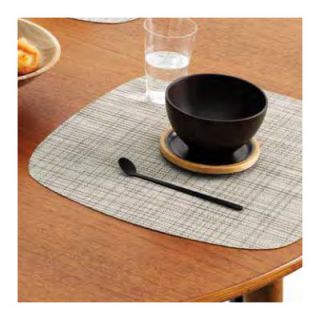 Chilewich Retro Lounge Placemat 0213 LOUN Color Oatmeal