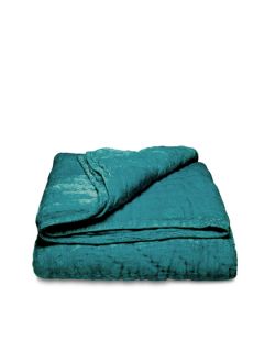 Turquoise Throw Blanket by Shine by S.H.O Studio