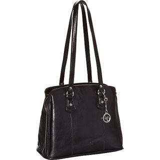 La Diva Leather Multi Compartment Shoulder Bag