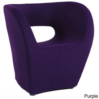 Faux Cashmere Stationary Modern Bucket seat Arm Chair