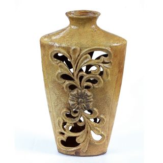 Privilege Large Pierced Ceramic Vase