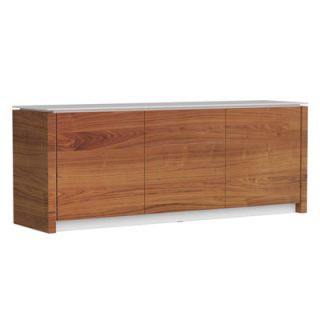 Calligaris Mag Dining Sideboard CS/6029 1A_P Finish Walnut / Frosted Extra W