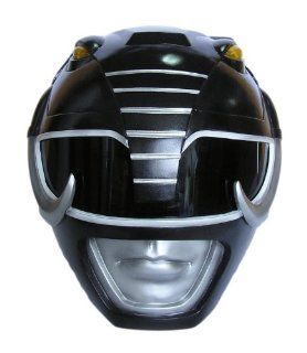 Wearable Black Mighty Morphin Power Rangers Cosplay Helmet Scale 11  Other Products  