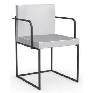 Calligaris Even Plus Arm Chair CS/1375 LH_P Frame Finish Black Nickel, Seat 