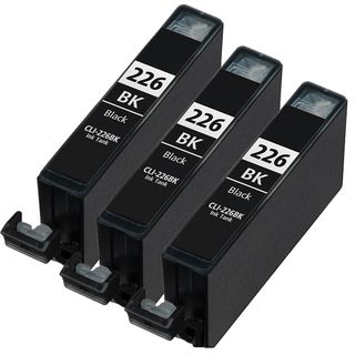 Canon Cli226 Dye Black Compatible Inkjet Cartridge (remanufactured) (pack Of 3)