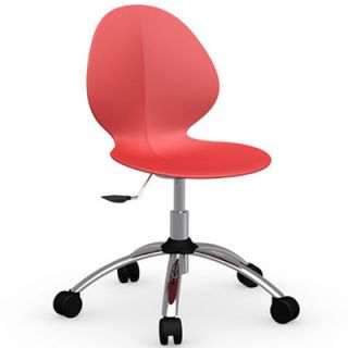 Calligaris Basil Swivel Office Chair CS/1366_P77_P9 Seat Color Red