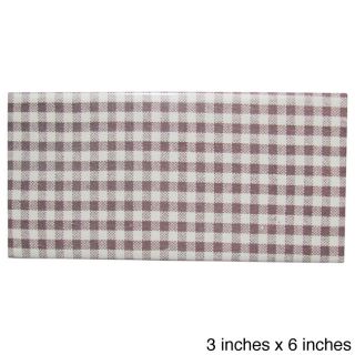 Modern Ceramic Wall Tile Checkered Fabric (pack Of 20)