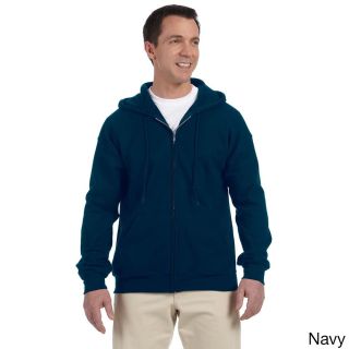 Gildan Gildan Mens Dryblend 50/50 Full zip Hooded Jacket Navy Size XXL