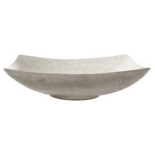 Avanity Rectangular Grey Marble Stone Vessel Sink