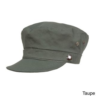 Magid Magid Cotton Canvas Cadet Hat Brown Size One Size Fits Most