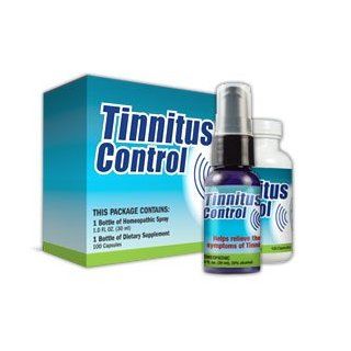 Tinnitus Control Ear Ringing Relief   Relive Ringing in Ears with All Natural Homeopathic Tinnitus Remedy Treatment ~ 4 Packs Health & Personal Care