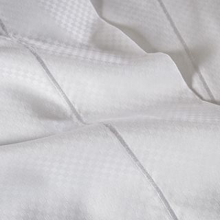 Home City Inc Micro checked 800 Thread Count Sheet Set White Size California King