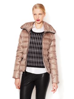 Quilted Down Puffer Coat by Dawn Levy