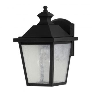 Woodland Hills 1 light Black Outdoor Wall Lantern