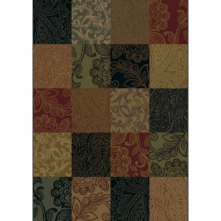 Shaw Living Kalila 5 ft 3 in x 7 ft 10 in Rectangular Multicolor Block Area Rug