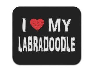 I Love My Labradoodle Mousepad Mouse Pad Computers & Accessories