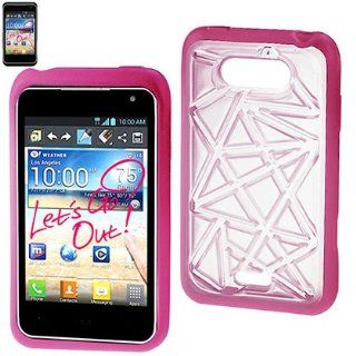 Protector Cover PC+TPU LG Motion 4G MS770 COIN KICK HOT PINK Cell Phones & Accessories