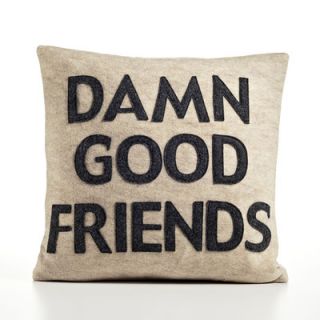 Alexandra Ferguson It Starts with a Kiss Damn Good Friends Decorative Pillow 