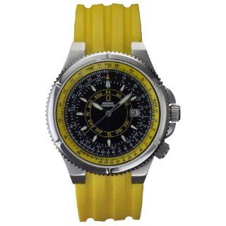 National Geographic Men's NB771A Aviator Solar Slide Rule Bezel Watch Watches