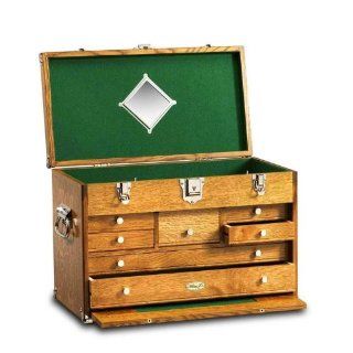 Gerstner Wood Tool Chests Classic Chest   Golden Oak   Lawn And Garden Hand Tools