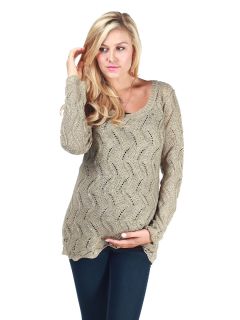 Knit Sparkle Maternity Sweater by PinkBlush Maternity