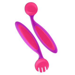 Boon Benders Adaptable Baby Feeding Utensils BOO1272 Color Pink and Purple
