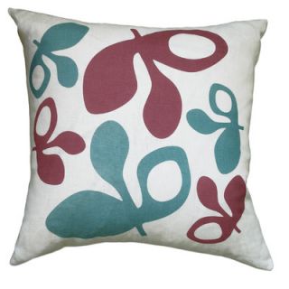 Balanced Design Hand Printed Pods Pillow LPOD Color Red/Blue