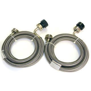 Stainless Steel 5 foot Braided Hoses (set Of 2)