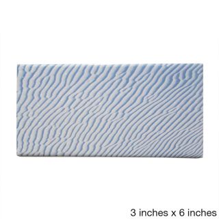 Modern Ceramic Wall Tile Rippling White Sand (pack Of 20)