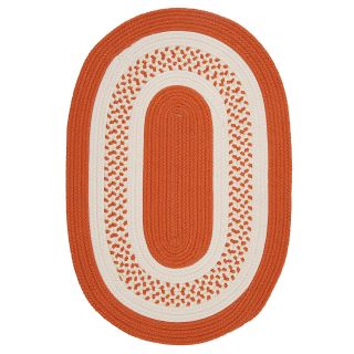 Colonial Mills Hampton Fade resistant Indoor/ Outdoor Braided Rug (8 X 10) Orange Size 8 x 10
