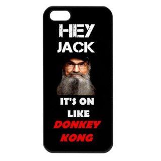 Hey Jack Duck Dynasty Uncle Si Silas It's On Like Donkey Kong Iphone 4 4s Case Cover, Apple Plastic Shell Hard Case Cover Protector + Free Wristband Accessory Cell Phones & Accessories