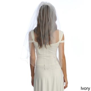 Amour Bridal Single Tier Waist length Veil
