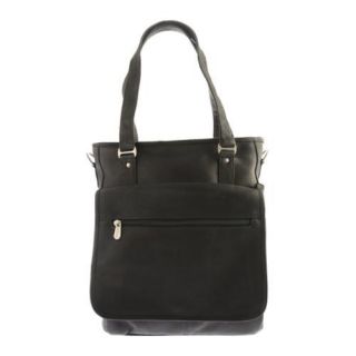Piel Leather Laptop/tablet Carry all Tote 3011 Black Leather