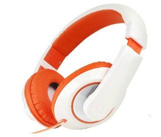 Kanen MC 780 Orange Kanen 20 20K Hz Stereo Sound Adjustable Headphones with Microphone Electronics