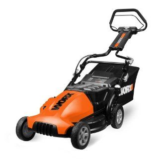 WORX ECO WG780 19 Inch 24 Volt Cordless Electric Lawn Mower (Discontinued by Manufacturer)  Walk Behind Lawn Mowers  Patio, Lawn & Garden