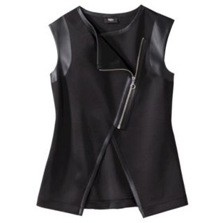 Mossimo® Womens Asymmetrical Zip Scuba Vest
