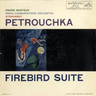Stravinsky Petrouchka / The Firebird Suite   Pierre Monteux/Paris Conservatoire Orchestra Music