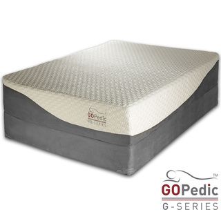 Go Pedic 12 inch Twin size Gel Memory Foam Mattress