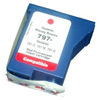 Pitney Bowes Compatible 797 0 Compatible Red Inkjet Cartridge Electronics