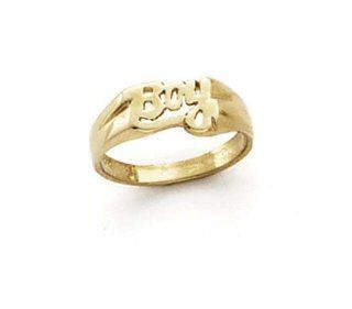 14k Boy Ring   Size 7.0   JewelryWeb Jewelry