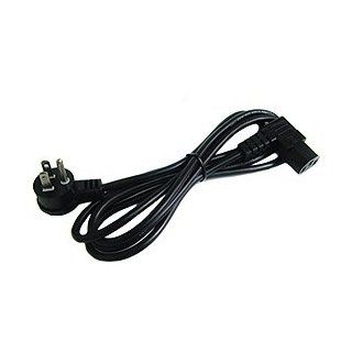 Calrad 55 782RT RT 6 Right Angle AC Flat Plug to Right Angle Computer IEC Flat Plug, Black (6 Foot) Computers & Accessories