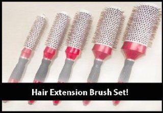 2.0" Round titanium Hair Extension brush By SOBE Organics Health & Personal Care